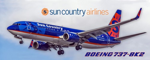 Sun country airlines boeing - sun,